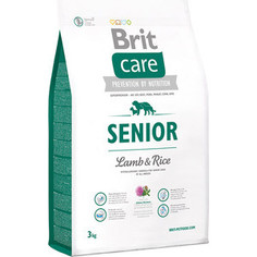 Сухой корм Brit Care Senior All Breed Lamb & Rice гипоаллергенный с ягненком и рисом для пожилых собак всех пород 3кг (132716) Brit*