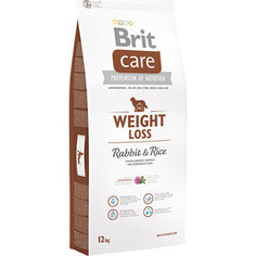 Сухой корм Brit Care Weight Loss Rabbit & Rice гипоаллергенный с кроликом и рисом для собак с избыточным весом 12кг (132736) Brit*