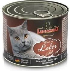 Консервы Leonardo Quality Selection Rich In Liver c печенью для кошек 200г (742505/756138)
