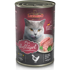 Консервы Leonardo Quality Selection Pure Poultry c птицей для кошек 400г (756229)