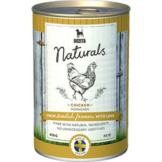 Консервы BOZITA Naturals Chicken мясной паштет с курицей для собак 410г (5143)