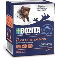Консервы BOZITA Salmon кусочки в желе с лососем для собак 370г (4260)