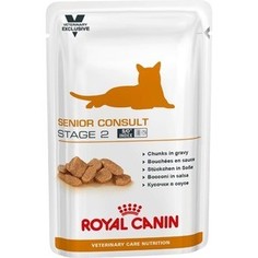 Паучи Royal Canin ВКН Senior Consult Stage 2 диета для кошек старше 7 лет с признаками старения 100г (775001)