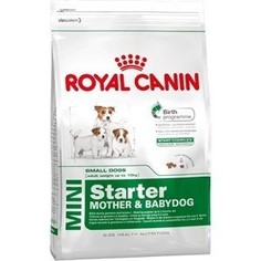 Сухой корм Royal Canin Mini Starter Mother & Babydog для щенков мелких пород до 2-х месяцев, беременных и кормящих собак 8,5кг (186085)