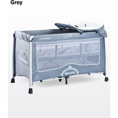 Манеж-кровать Caretero Deluxe Grey (серый)