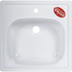 Мойка стальная ВИЗ Antika 50x50 с кронштейнами (AMC-51101)