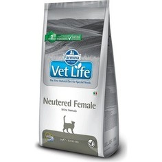 Сухой корм Farmina Vet Life Neutered Female Feline диета для стерилизованных кошек 10кг (24886)