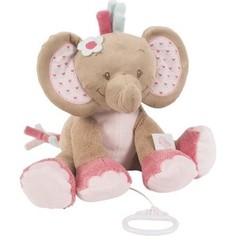 Игрушка мягкая Nattou Musical Soft toy (Наттоу Мьюзикал Софт Той) Charlotte & Rose Слоник музыкальная 655040