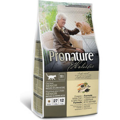 Сухой корм Pronature Holistic Senior Cat Oceanic White Fish & Wild Rice c океанической белой рыбой и диким рисом для пожилых кошек 2,72кг (102.2025)