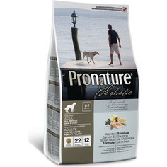 Сухой корм Pronature Holistic Adult Dog Skin&Coat Atlantic Salmon & Brown Rice с лососем и рисом для кожи и шерсти для собак 2,72кг (102.2006)