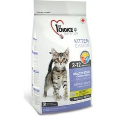 Сухой корм 1-ST CHOICE Kitten Healthy Start Chicken Formula с курицей для котят 2,72кг (102.1.202)