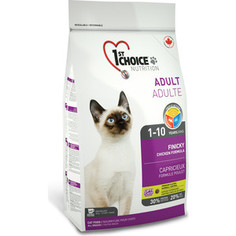 Сухой корм 1-ST CHOICE Adult Cat Finicky Chicken Formula с курицей для кошек привередливых к еде 2,72кг (102.1.231)