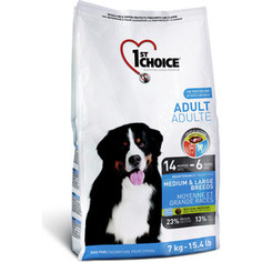 Сухой корм 1-ST CHOICE Adult Dog Medium & Large Breeds Chicken с курицей для собак средних и крупных пород 7кг (102.316)