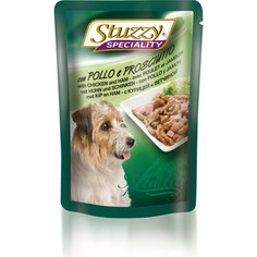 Паучи Stuzzy Dog Speciality with Chicken & Ham кусочки в соусе с курицей и ветчиной для собак 100г (131.2573)