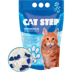 Наполнитель Cat Step впитывающий силикагель для кошек 3,62кг (7,6л) (НК-006)
