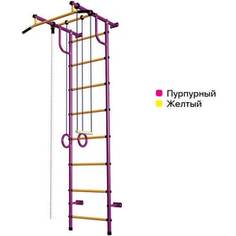 Детский спортивный комплекс Пионер С2НМ пурпурно/желтый