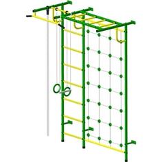 Детский спортивный комплекс Пионер С4СМ зелёно/жёлтый
