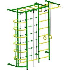 Детский спортивный комплекс Пионер С5С зелёно/жёлтый