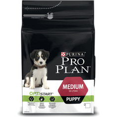 Сухой корм PRO PLAN OPTISTART Puppy Medium с курицей и рисом для щенков средних пород 3кг (12272214)