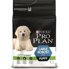 Сухой корм PRO PLAN OPTISTART Puppy Large Robust с курицей и рисом для щенков крупных пород мощного телосложения 3кг (12272200)