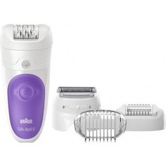 Эпилятор Braun Silk-pil 5 5-541 Wet&Dry белый/фиолетовый