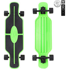 RT 408-G Скейтборд Longboard Shark TIR 31 пластик 79х22 с сумкой GREEN/black