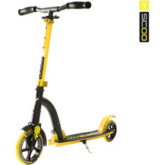 Y-Scoo Самокат RT 180 SLICKER с амортизатором Deluxe yellow