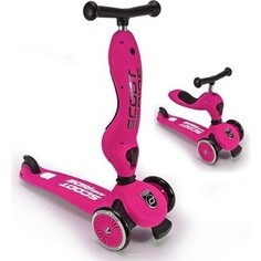 Scoot and Ride Самокат с сиденьем HighwayKick (2 в 1) Pink (1186507/цв 1186532)