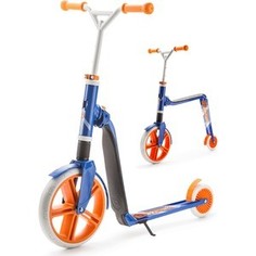Scoot and Ride Самокат-беговел трансформер Highway Gangster 2 в 1 бел-гол-оранж (29095/цв 1152656)