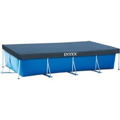 Тент Intex 28039 для каркасного бассейна Rectangular Frame 460x226 см (выступ 20 см)