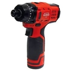 Аккумуляторная дрель-шуруповерт Elitech ША 10.8ЛК2 (1.5Ач)