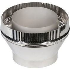 Переходник Феникс труба/сэндвич диаметр 110/200 мм сталь AISI 430 (1.0 нерж.мат./0.5 нерж.зерк.)(00808)