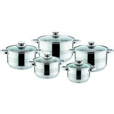 Набор кастрюль 10 предметов Bekker Jumbo (BK-1258)