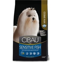 Сухой корм Farmina CIBAU Sensitive Fish Mini Breed с рыбой для взрослых собак мелких пород 2,5кг (30962)