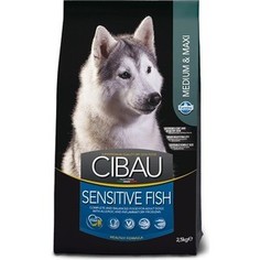 Сухой корм Farmina CIBAU Sensitive Fish Medium & Maxi Breed с рыбой для взрослых собак средних и крупных пород 2,5кг (30955)
