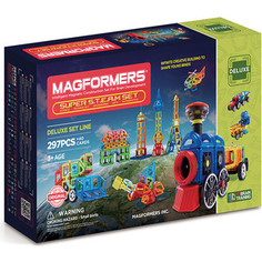 Магнитный конструктор Magformers Super Steam set (710009)