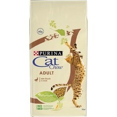 Сухой корм CAT CHOW Adult with Duck с уткой для взрослых кошек 15кг (12309193)