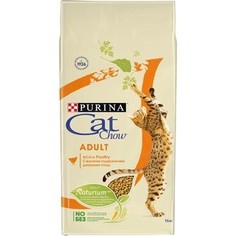 Сухой корм CAT CHOW Adult rich in Poultry с домашней птицей для взрослых кошек 15кг (12309182)