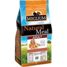 Сухой корм MEGLIUM Natural Meal Dog Adult для взрослых собак 15кг (MS0115)