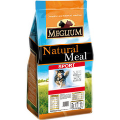 Сухой корм MEGLIUM Natural Meal Dog Adult Sport для активных собак 20кг (MS1220)