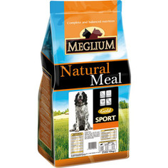 Сухой корм MEGLIUM Natural Meal Dog Adult Sport Gold для активных собак 3кг (MS2603)