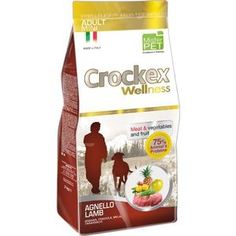 Сухой корм Crockex Wellness Adult Mini Lamb Meat & Vegetables & Fructs с ягненком и рисом для собак мелких пород 2кг (MCF3102)