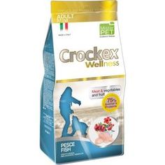 Сухой корм Crockex Wellness Adult Mini Fish Meat & Vegetables & Fructs с рыбой и рисом для собак мелких пород 7,5кг (MCF3207)