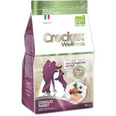 Сухой корм Crockex Wellness Adult Medio-Maxi Rabbit Meat & Vegetables & Fructs с кроликом и рисом для собак средних и крупных пород 3кг (MCF3603)
