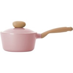 Ковш 18 см с крышкой Frybest Round Pink (ROUND-S18-P)