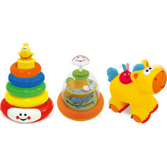 Kiddieland Развивающий центр Набор - юла, пирамида, каталка (KID 052894)