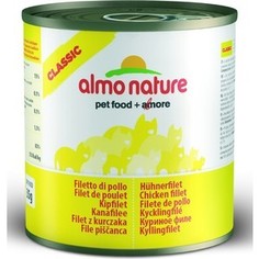 Консервы Almo Nature Classic Adult Cat with Chicken Fillet с куриным филе для кошек набор 280г (3746)