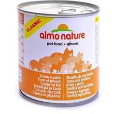 Консервы Almo Nature Classic Adult Cat with Tuna and Chicken с тунцом и курицей для кошек 280г (3791)