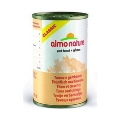 Консервы Almo Nature Classic Adult Cat with Tuna and Shrimps с тунцом и креветками для кошек 140г (0257)