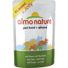 Паучи Almo Nature Classic in Jelly Adult Cat with Tuna с тунцом в желе для кошек 70г (0028)